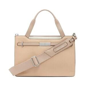 Calvin Klein Citrine Double Compartment Medium Satchel - Bisque NWT